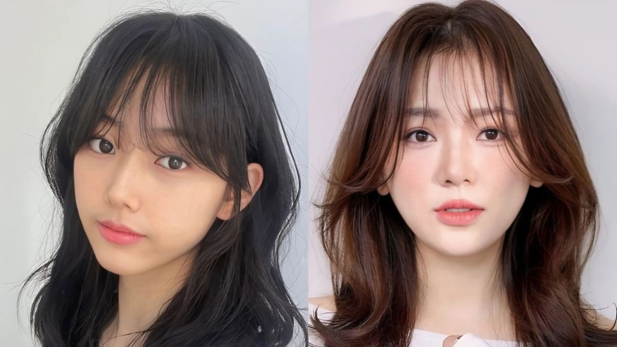 Kiểu mái Pháp kết hợp tóc layer