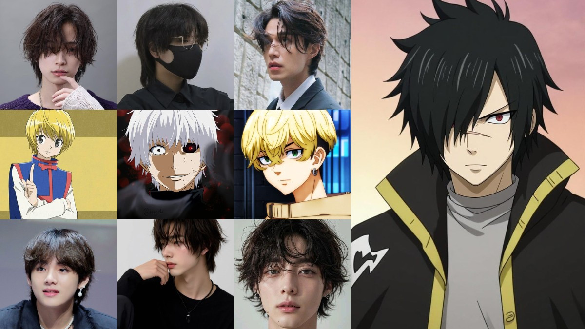 Kiểu tóc anime đẹp layer mái rũ lãng tử và cuốn hút
