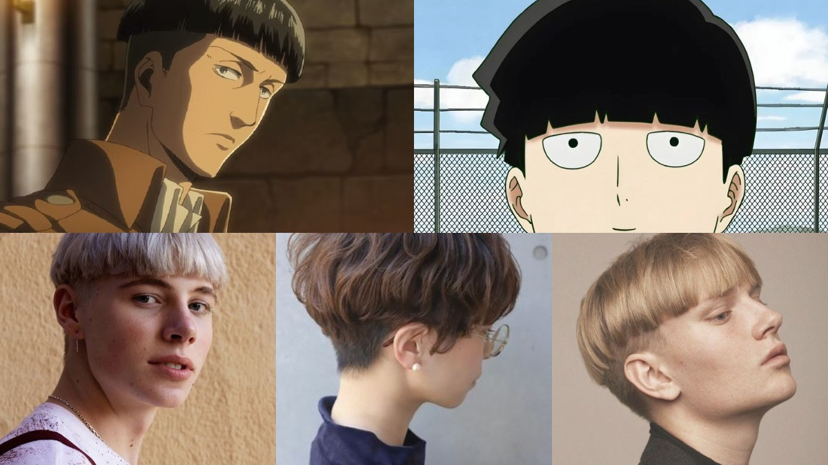 Kiểu tóc anime đẹp mushroom cut layer trẻ trung và năng động