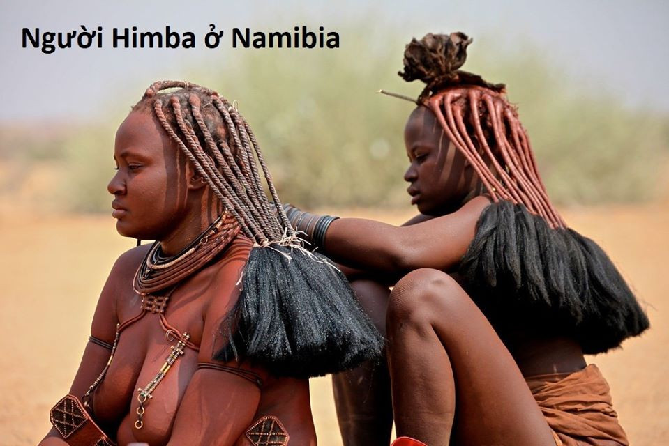 Kiểu tóc bện phức tạp của người phụ nữ Hamer tại Ethiopia