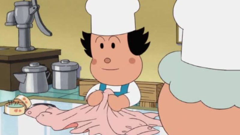 Kiểu tóc chia làm ba phần của Batako-san