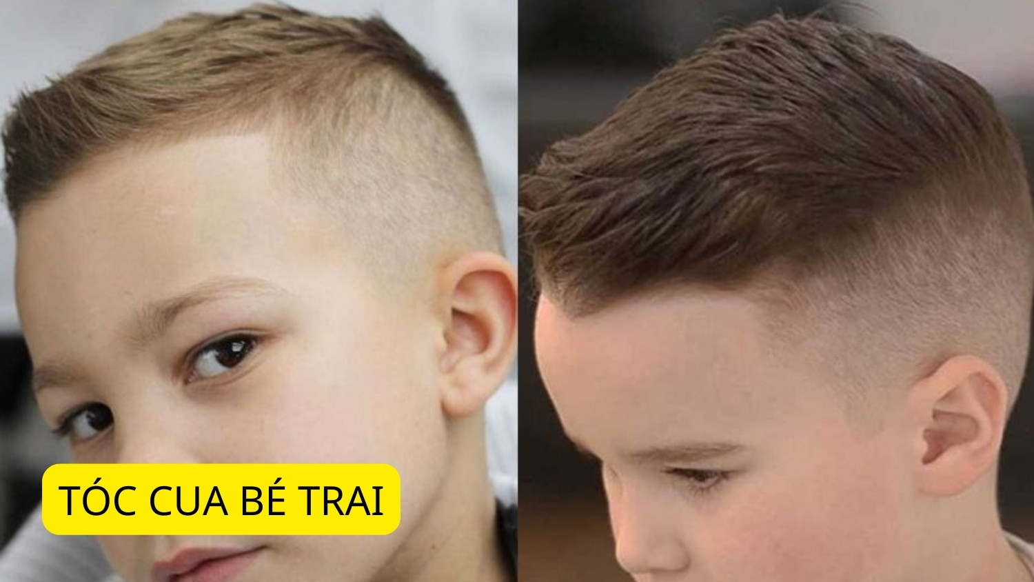 Kiểu tóc cua cho bé trai