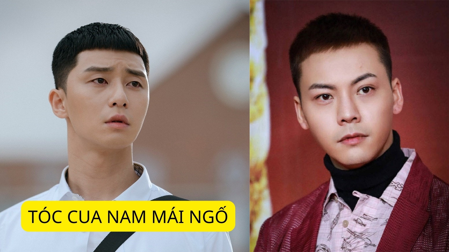 Kiểu tóc cua nam mái ngố