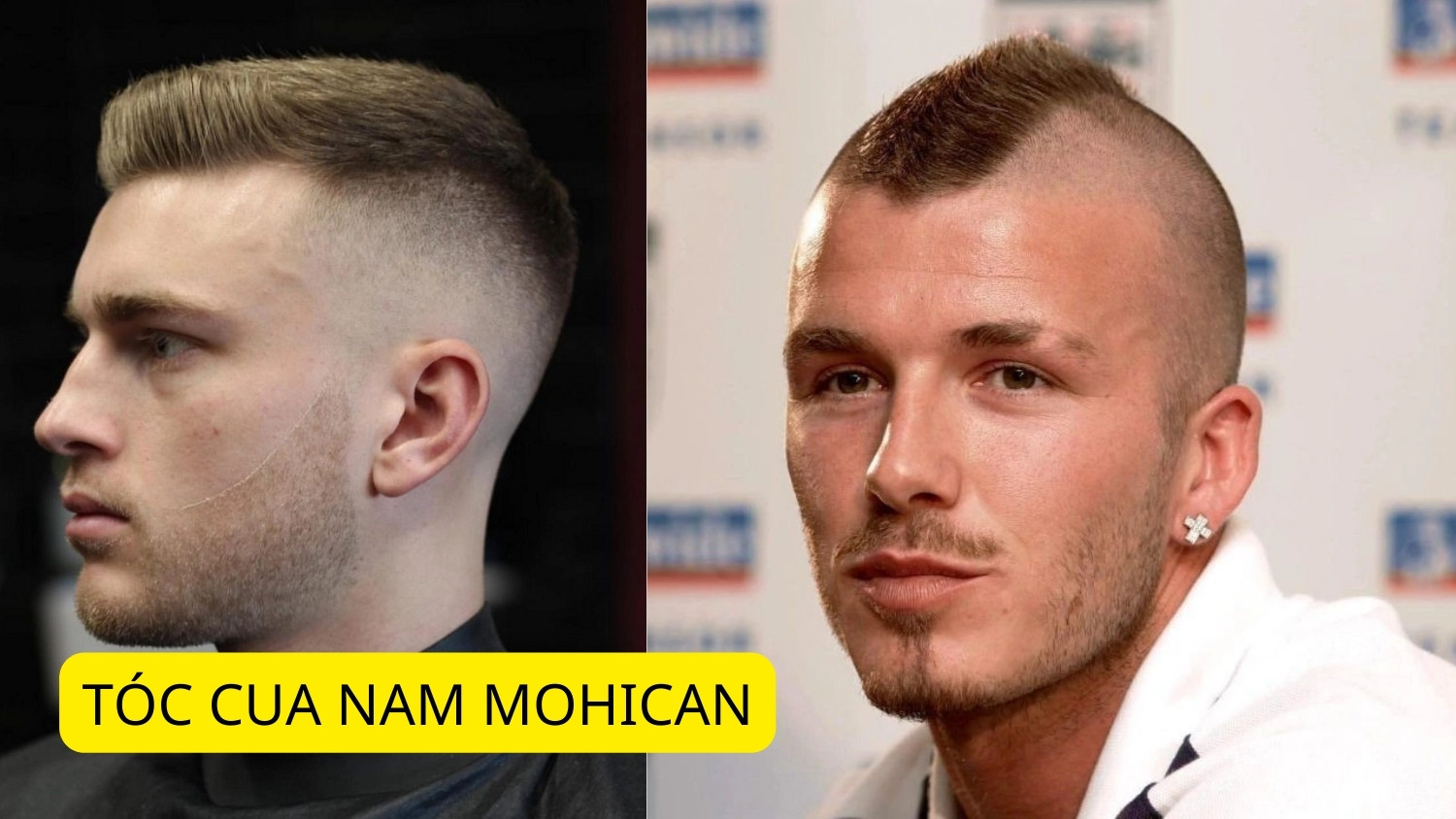 Kiểu tóc cua nam Mohican cá tính