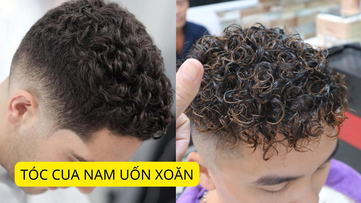Kiểu tóc cua nam uốn xoăn