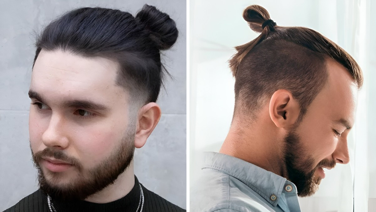 Kiểu tóc dài nam Top knot