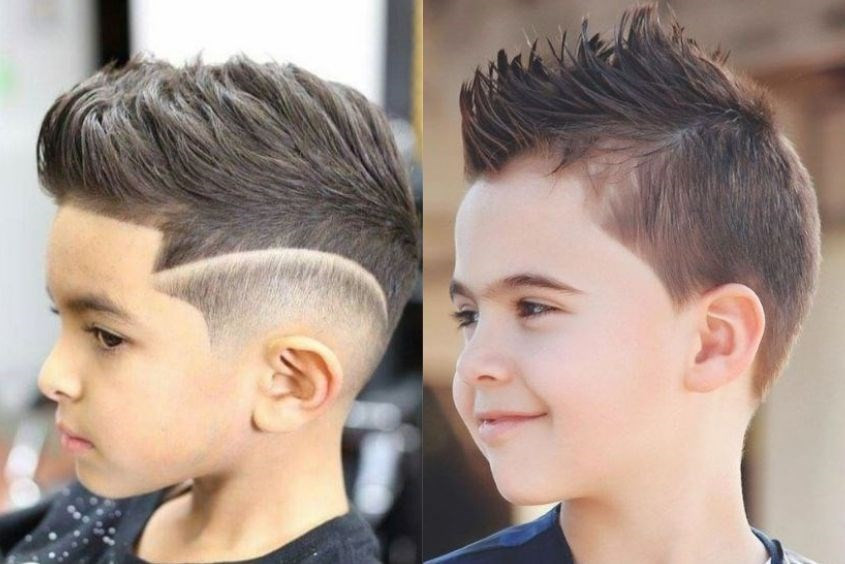 Kiểu tóc Faux Hawk cực ngầu cho bé trai 9 tuổi