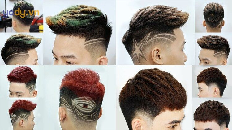 Kiểu tóc Ivy League với đường kẻ vạch sắc nét