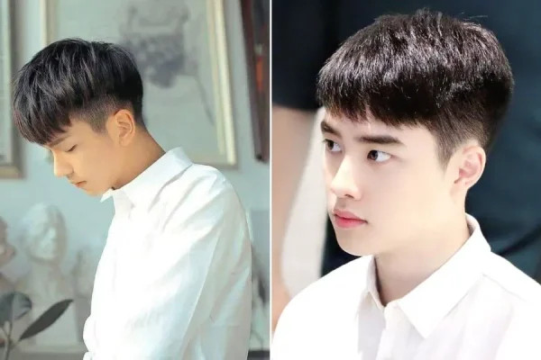 Kiểu tóc layer bung fade ấn tượng