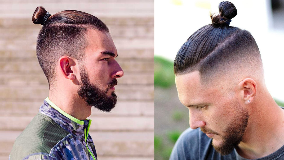 Kiểu tóc Man Bun Slick Back cá tính