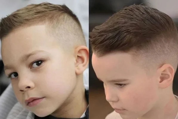 Kiểu tóc Messy Crop tự nhiên và phóng khoáng cho bé trai, thể hiện vẻ năng động, là một trong những kiểu tóc trẻ em đẹp nhất.