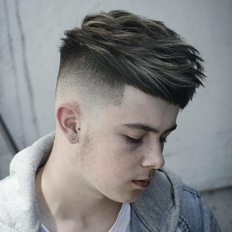 Kiểu tóc Mohican Textured nam tính, tạo hiệu ứng bồng bềnh