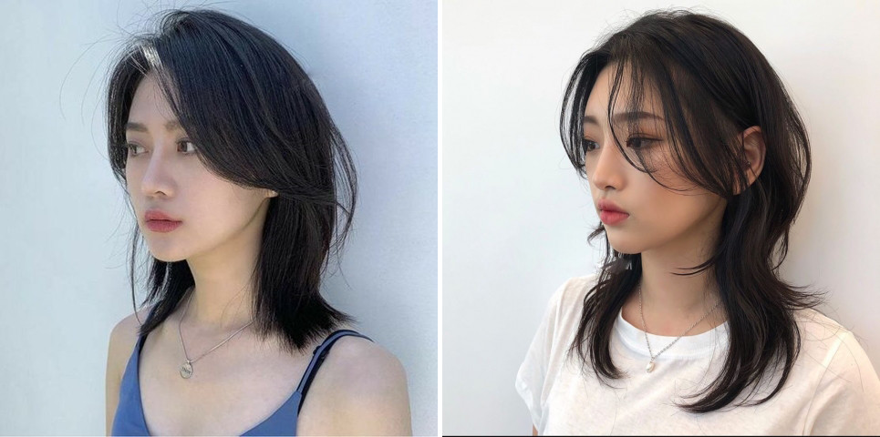 Kiểu tóc mullet layer cá tính cho nữ mặt tròn