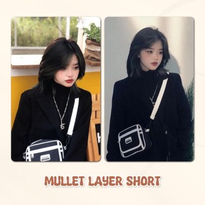 Kiểu tóc mullet layer short hiện đại cho nữ giới