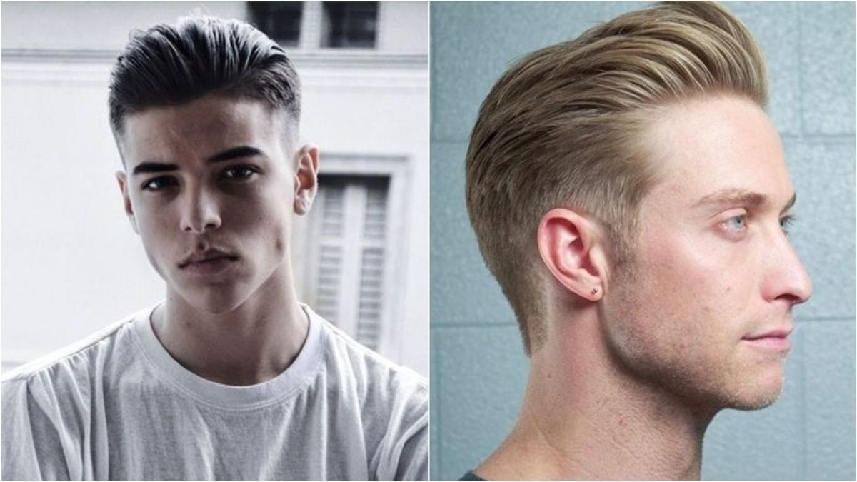 Kiểu tóc nam ngắn Modern Slick Back