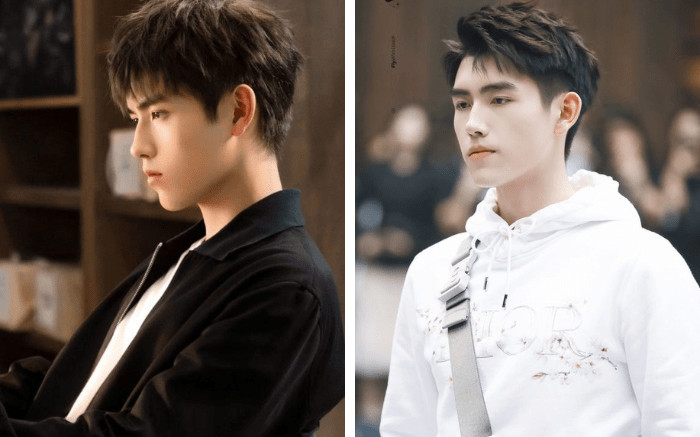 Kiểu tóc nam Side Part cân đối cho khuôn mặt dài, mang vẻ lịch lãm.