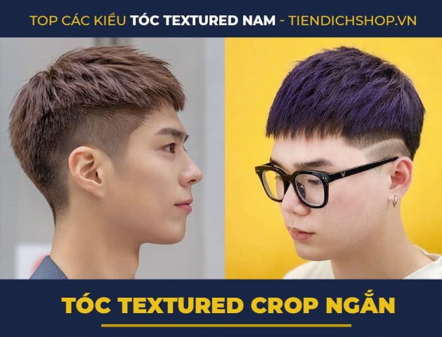 Kiểu tóc nam textured crop ngắn