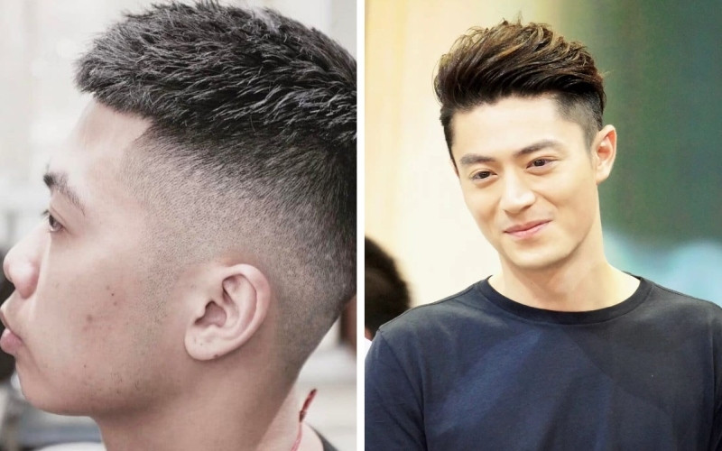 Kiểu tóc nam thể thao fade với độ chuyển màu mượt mà