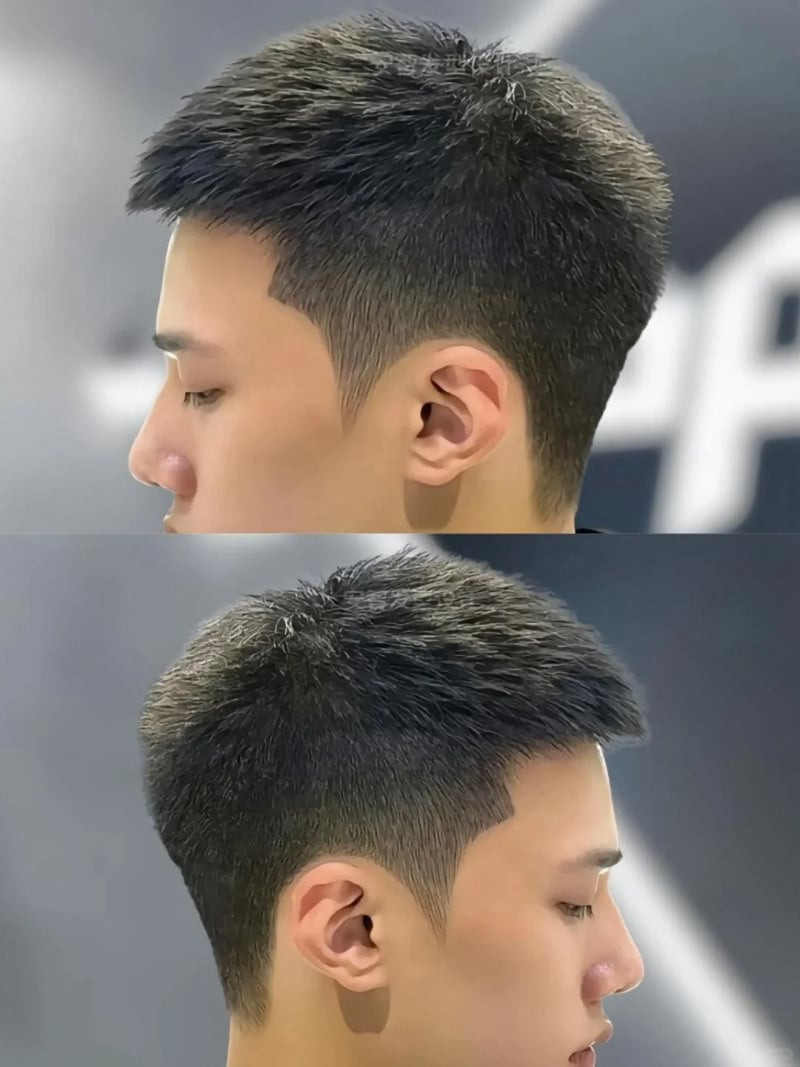 Kiểu tóc nam thủy quân lục chiến fade hiện đại