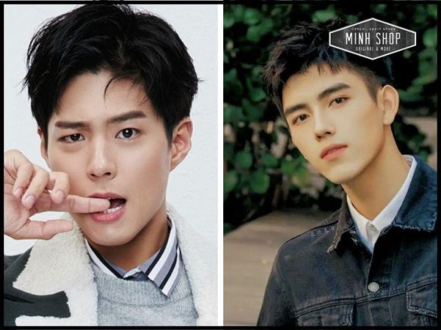 kiểu tóc nam trán cao