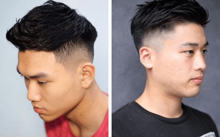 Kiểu tóc nam vuốt dựng trẻ trung, dễ tạo kiểu cho cuộc sống năng động.