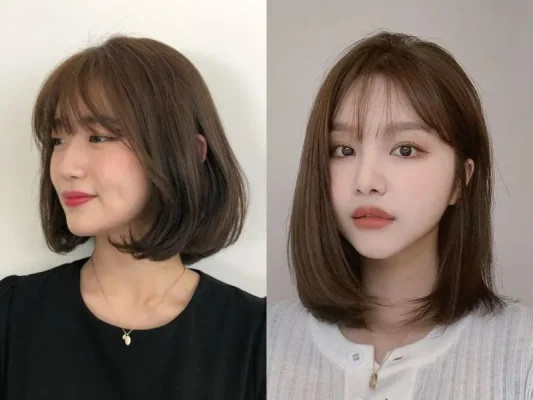 Kiểu tóc ngang vai cụp đuôi