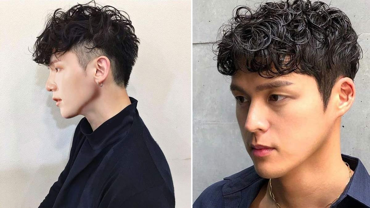 Kiểu tóc phồng nam Messy Curly Quiff cá tính