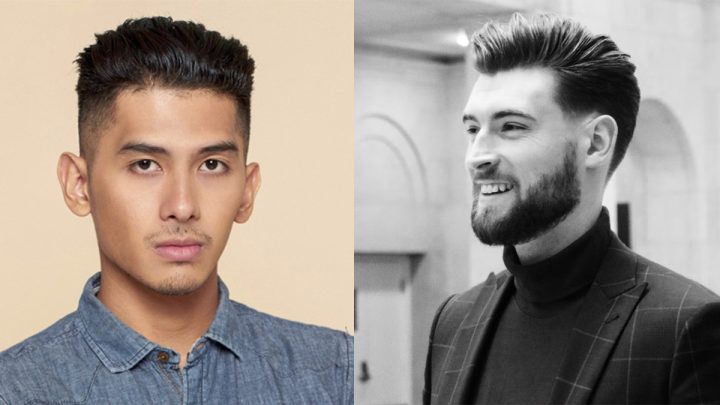Kiểu tóc Pompadour Slick Back hiện đại