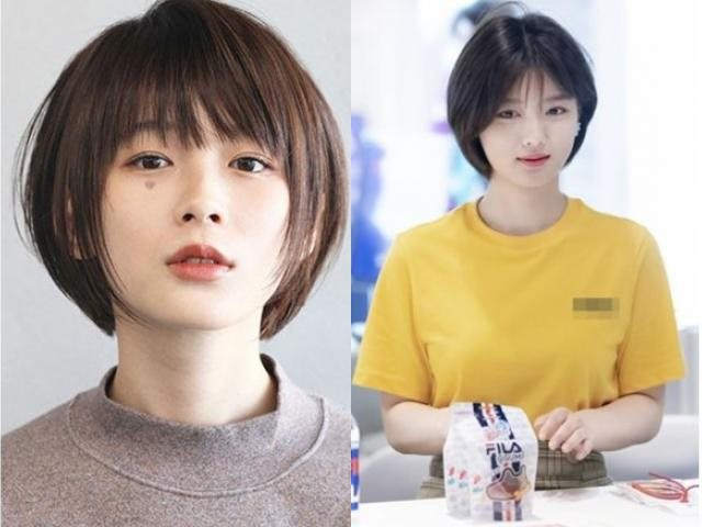 Kiểu tóc pop layer dài đến ngang vai, tạo độ phồng nhẹ ở đỉnh đầu, phù hợp với những cô nàng thanh lịch