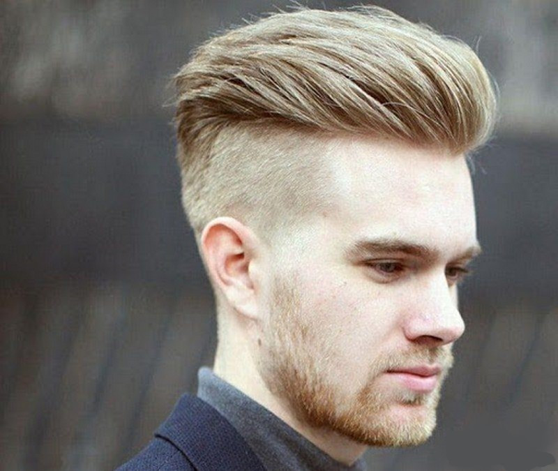 Kiểu tóc Quiff chải nam với độ phồng tự nhiên