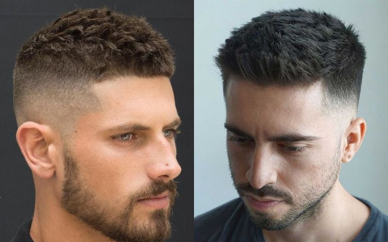 Kiểu tóc Quiff hiện đại với phần mái bồng nhẹ, dễ dàng điều chỉnh.