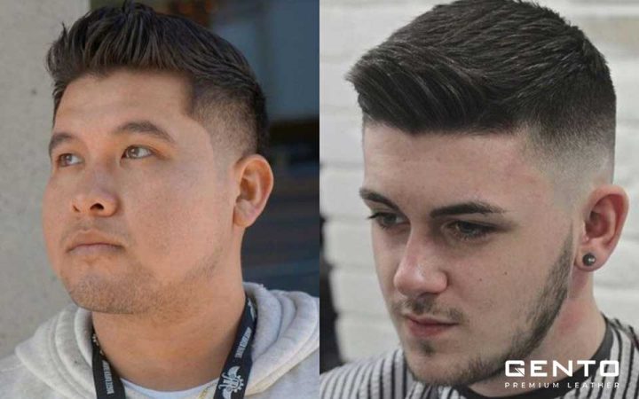 Kiểu tóc short quiff undercut cho mặt tròn đầy