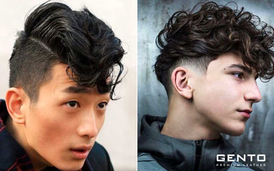 Kiểu tóc short quiff undercut uốn phồng