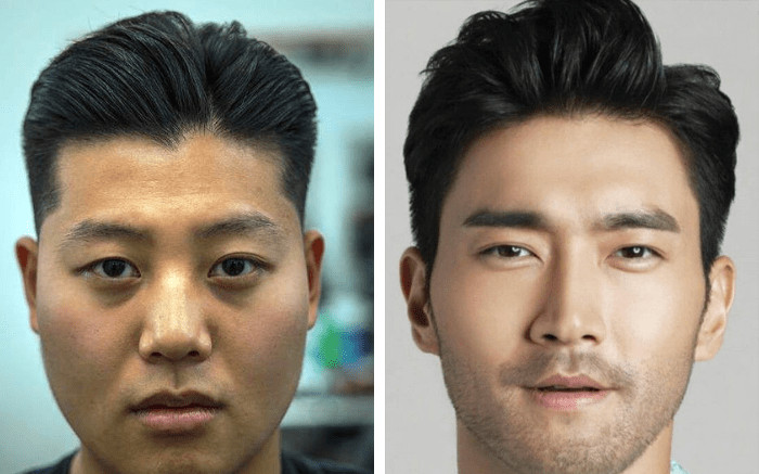 Kiểu tóc Side Part lịch lãm, phù hợp cho người béo nam theo đuổi phong cách cổ điển