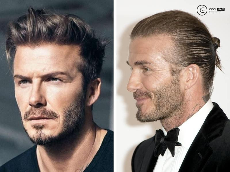 Kiểu tóc slick back lịch lãm, vuốt ngược gọn gàng cho nam giới