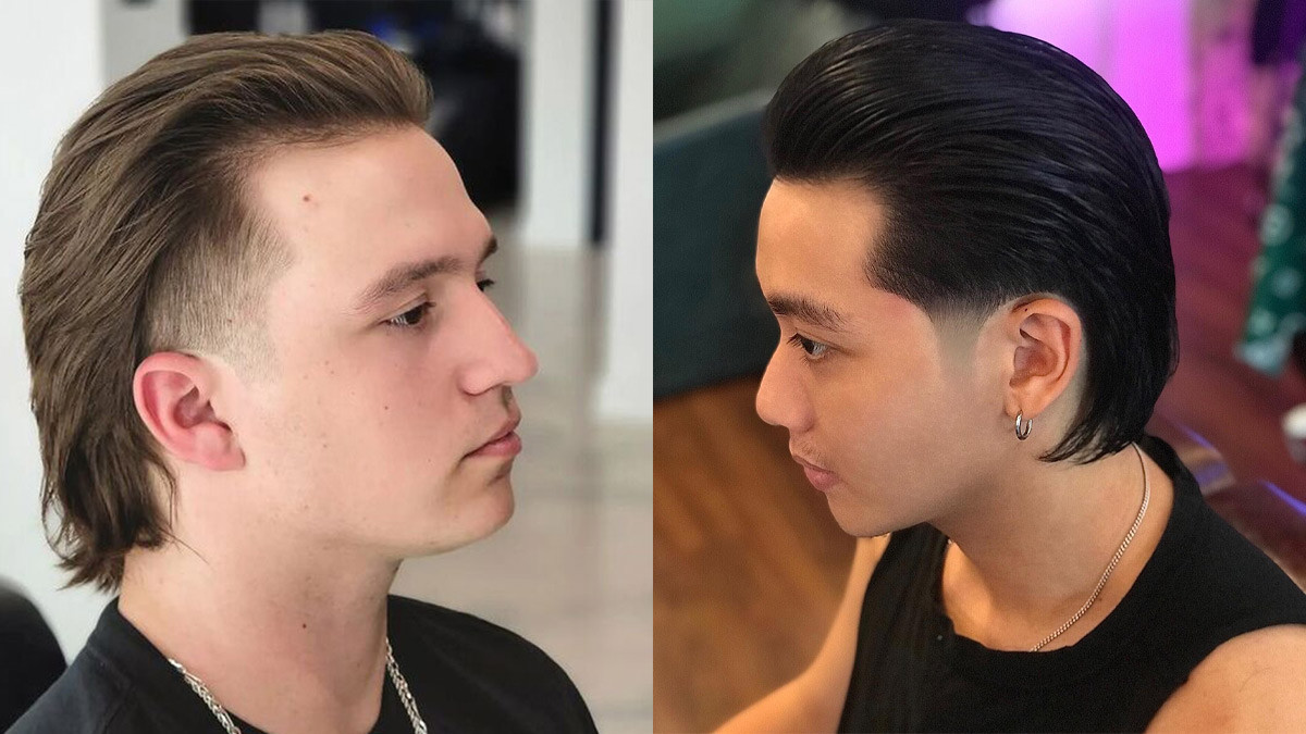 Kiểu tóc Slick Back Mullet phong cách