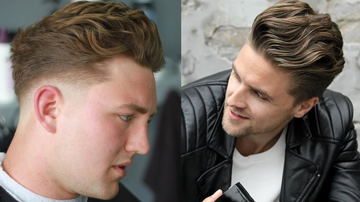 Kiểu tóc Slick Back tóc sóng lãng mạn