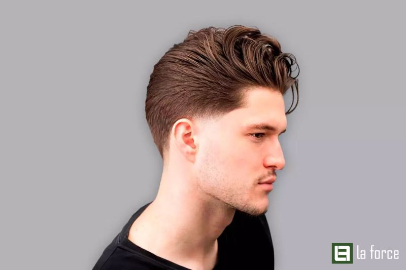 Kiểu tóc Taper Fade nam mặt chữ điền hiện đại