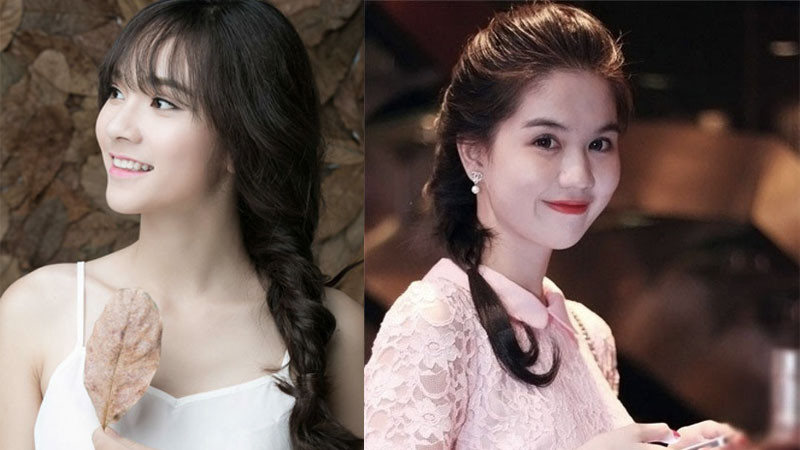 kiểu tóc tết đuôi cá lệch sành điệu