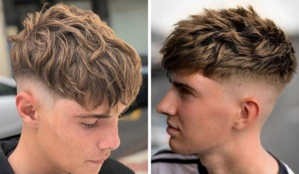Kiểu tóc Textured Crop với kết cấu lộn xộn, mang lại vẻ năng động, cá tính cho kiểu tóc nam