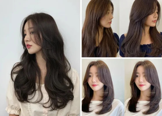 Kiểu tóc thẳng đẹp cho nữ không mái tôn đường nét