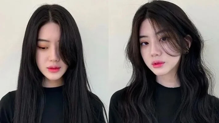 Kiểu tóc thẳng đẹp ngang lưng layer duyên dáng