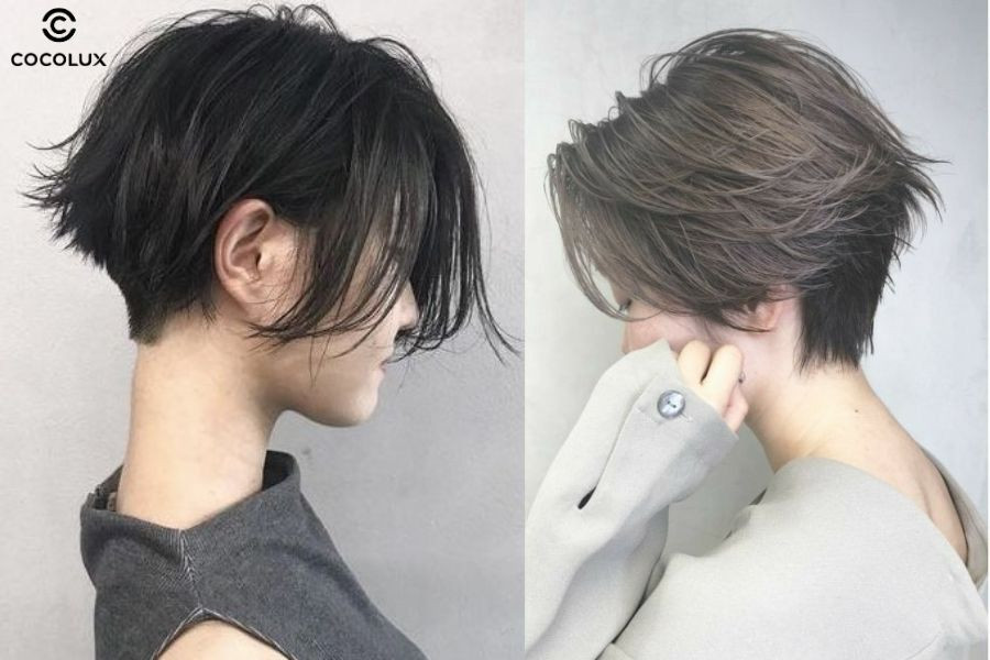 Kiểu tóc tomboy undercut ngắn nổi bật với hai bên cạo sát đầy táo bạo, mang đến diện mạo mạnh mẽ, cool ngầu và đầy thu hút