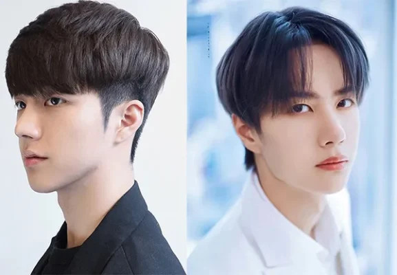 Kiểu tóc Undercut cắt sát hai bên và phía sau gáy, nổi bật với phần đỉnh đầu dài được vuốt gọn gàng