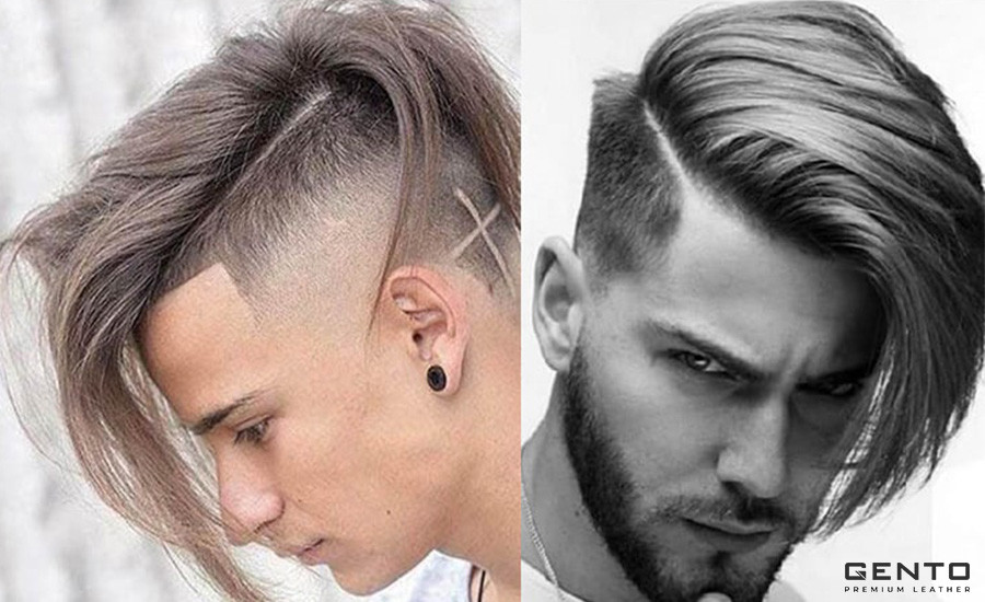 Kiểu tóc Undercut mái dài phong cách.
