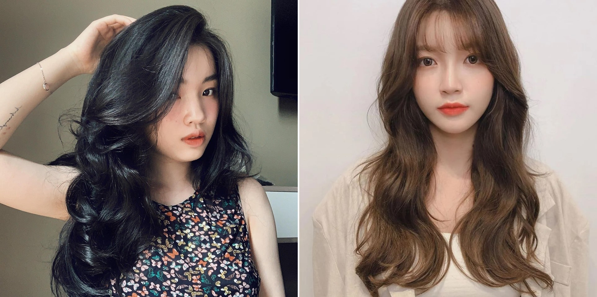 Kiểu tóc xoăn lọn to bồng bềnh, giúp gương mặt trở nên thanh lịch và quý phái