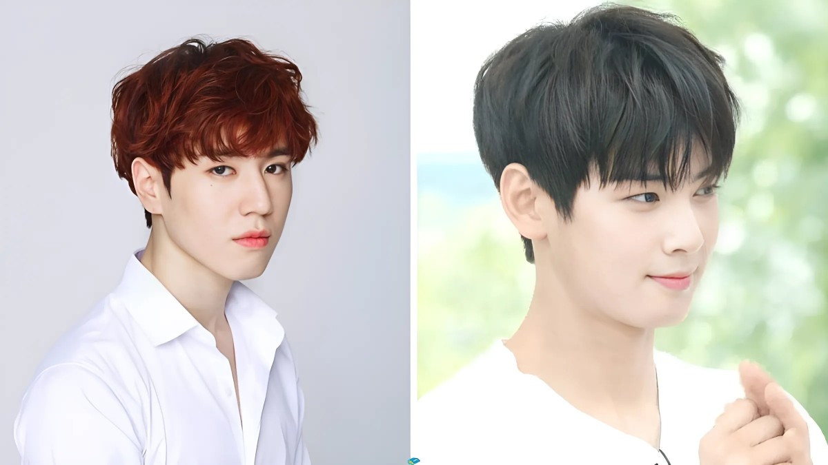 Kiểu tóc xoăn ngắn nam mái ngố, mang lại vẻ ngoài trẻ trung và đáng yêu