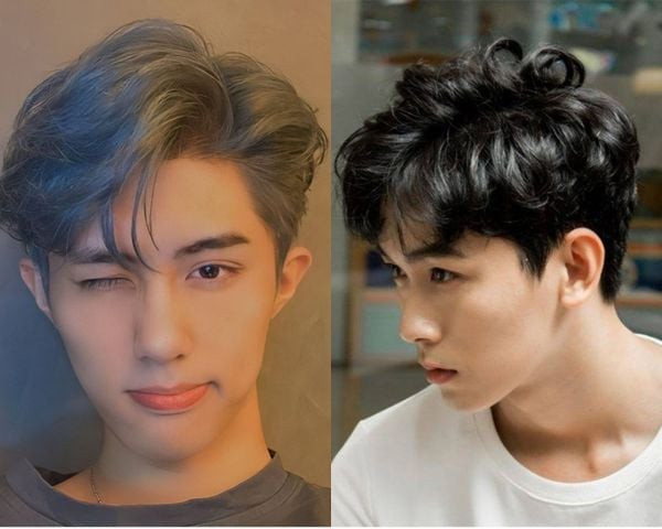 Kiểu uốn tóc phồng cho nam