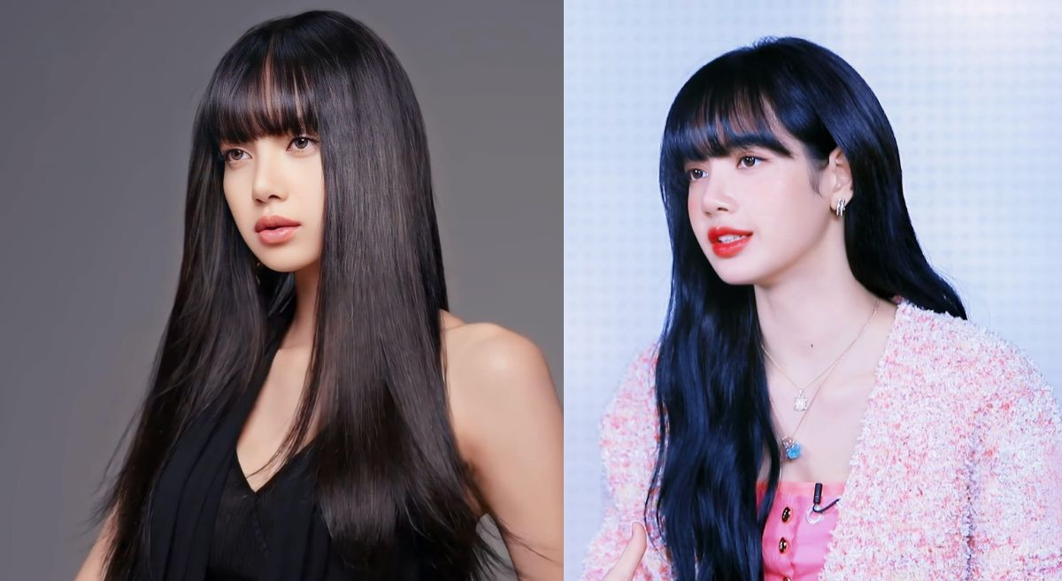 Lisa thanh lịch và sang trọng với mái tóc đen dài thẳng mượt