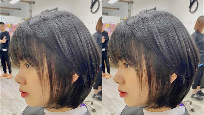 Mặt tiền HAIR SALON TÙNG TÓC NGẮN, chuyên gia về cắt tóc ngắn đẹp ở Sài Gòn